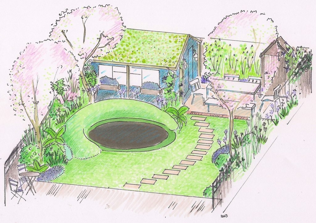 Trinity Road garden design London